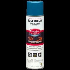 Rust-Oleum M1800 Precision Line Inverted Marking Paint- Case of 12, Color: APWA/Caution Blue