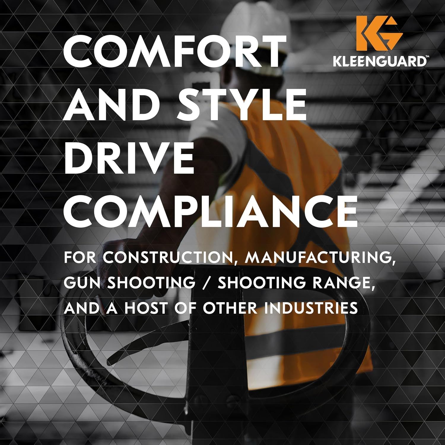 KleenGuard V30 Nemesis Safety Glasses w/ Mirror Coating, Black Frame