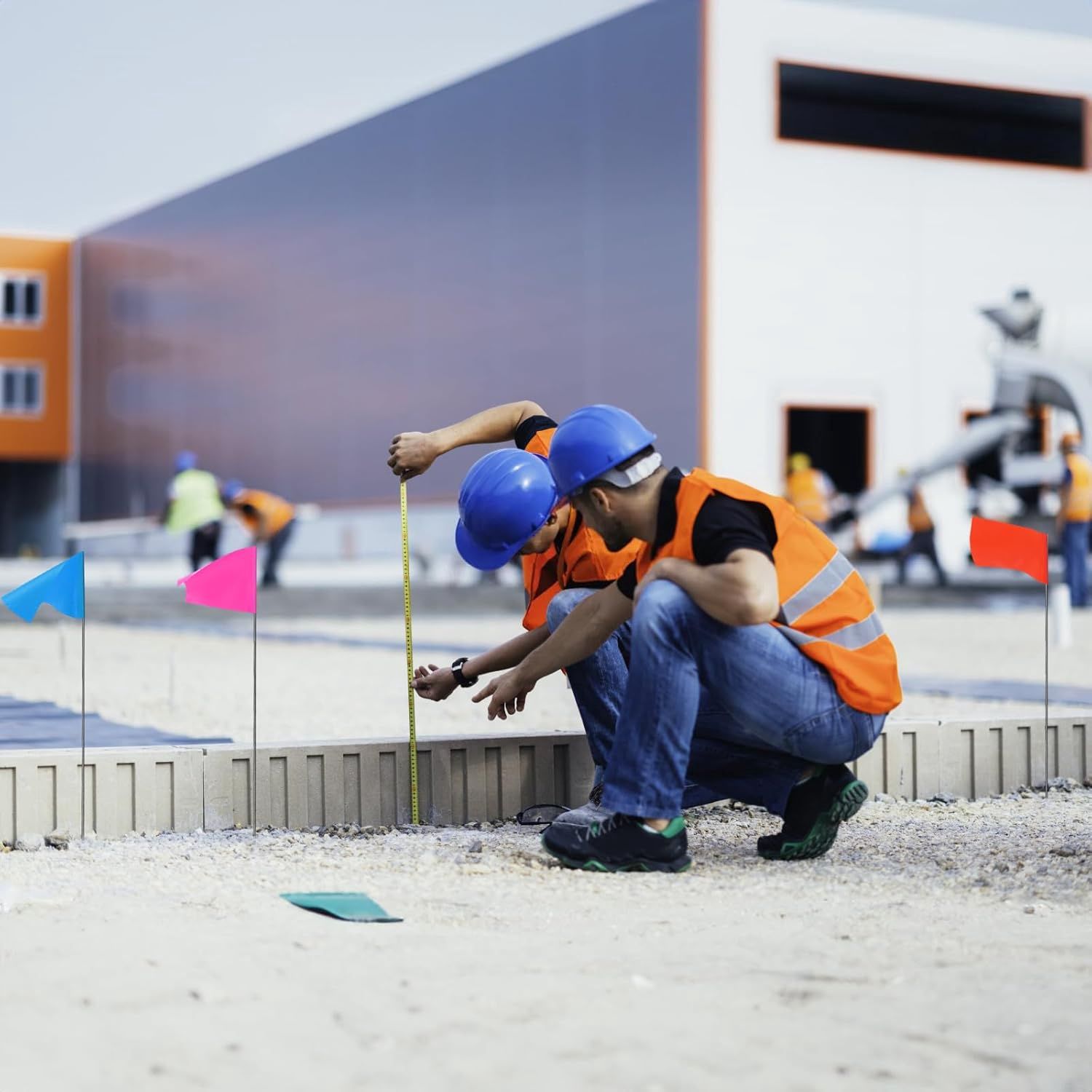 Bekith 15 x 4 x 5 inch Marker Flags - 50 qty