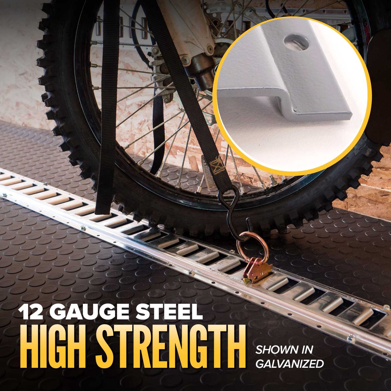 USCC Horizontal E-Track Painted Gray