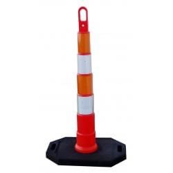 TrafFix Devices Looper Cone ®, 42", Orange &amp; White Avery 6" Collars, No base