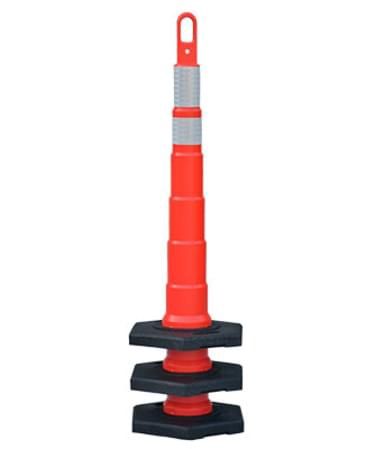 TrafFix Devices Looper Cone ®, 42", Orange &amp; White Avery 6" Collars, No base