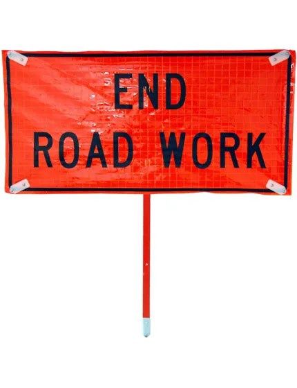 TrafFix Devices End Road Work Reflective Sign 48x24