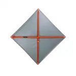 TrafFix Devices Utility Work Ahead Reflective Sign 48x48