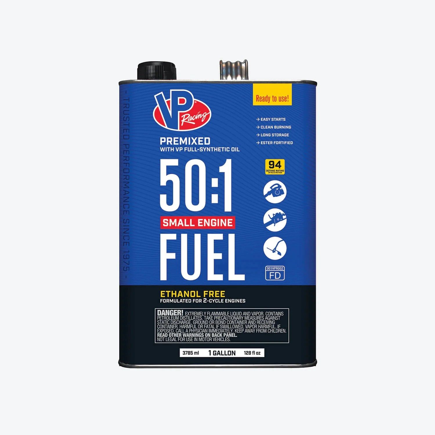 VP 50:1 Fuel Mix: Premixed Ethanol-Free