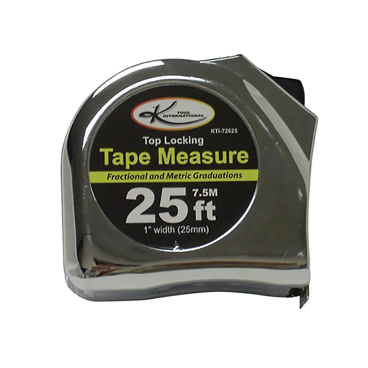 K Tool International 1" WIDE 25' SAE/MET TAPE MEASURE