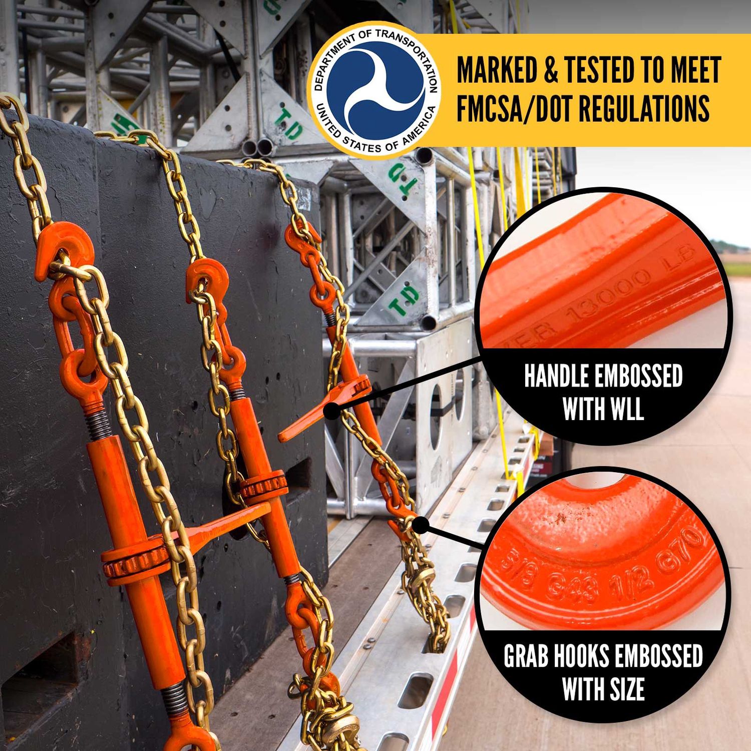 USCC Ratchet Binder - Made in USA