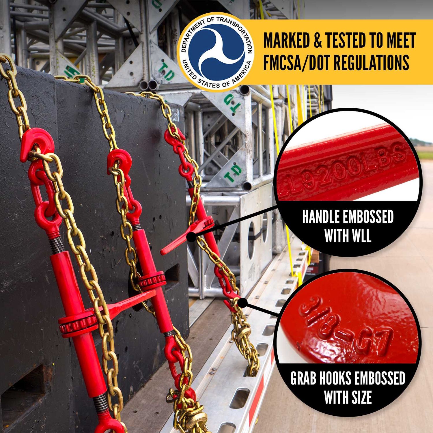 USCC 3/8" Ratchet Binder