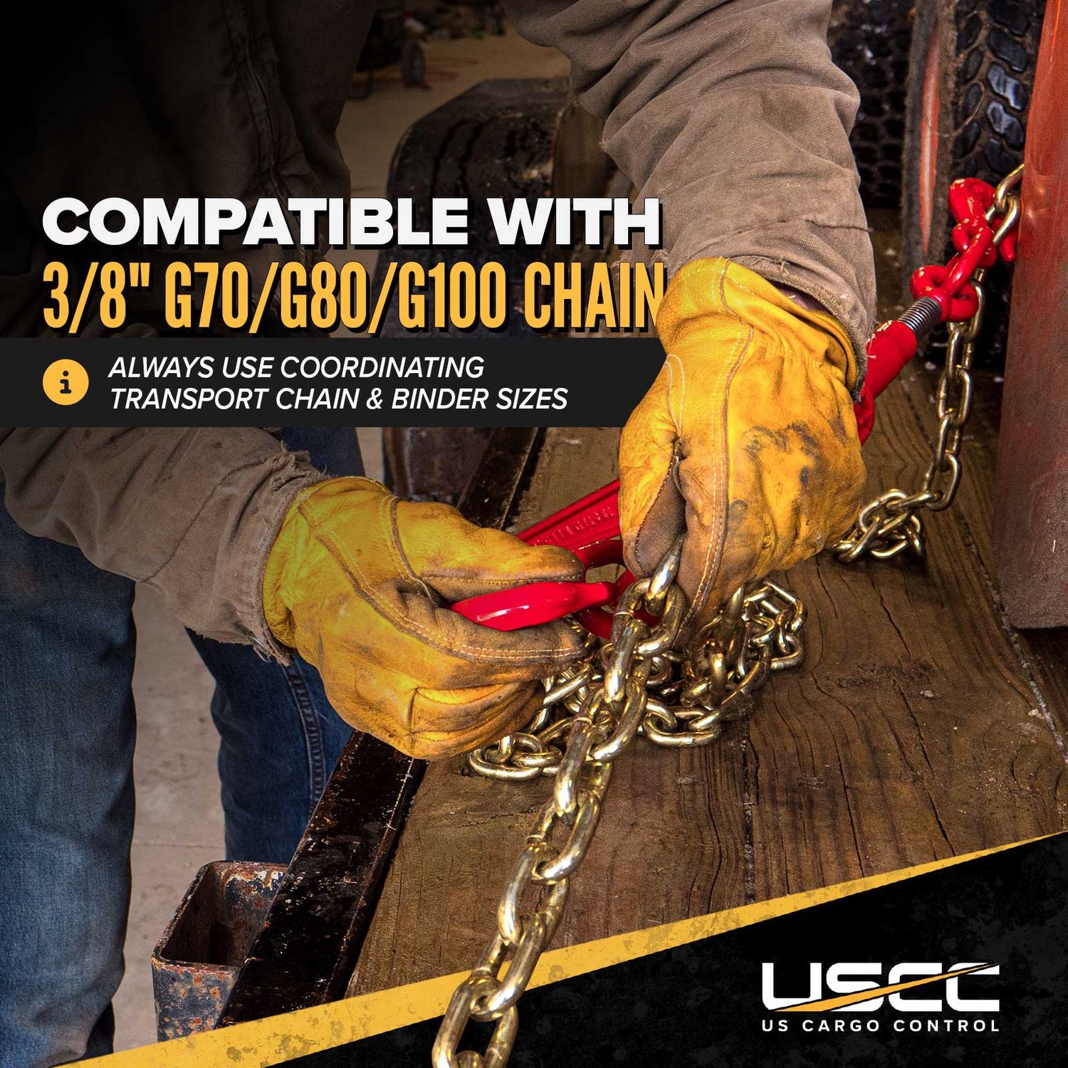 USCC 3/8" Ratchet Binder