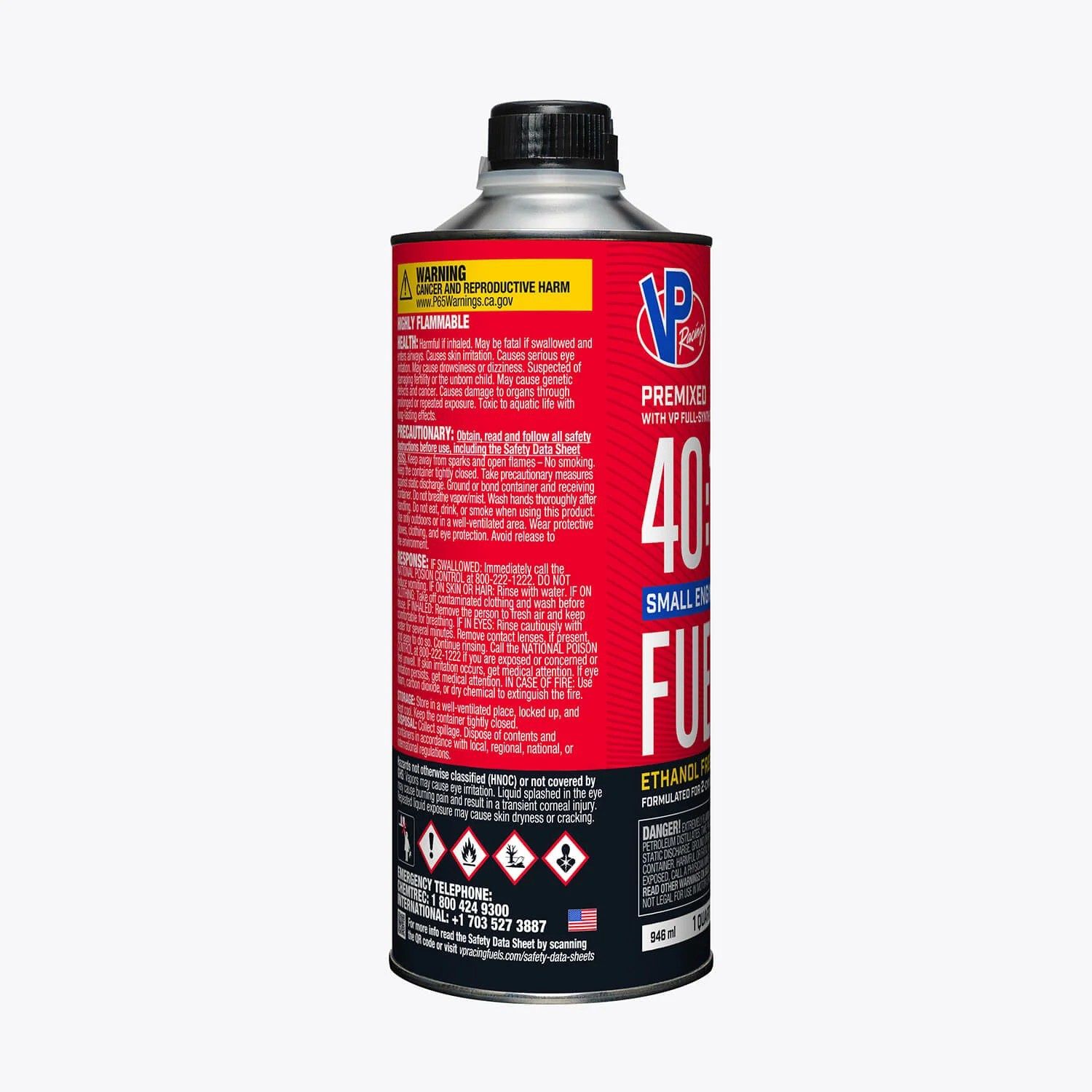 VP 40:1 Fuel Mix: Premixed Ethanol-Free
