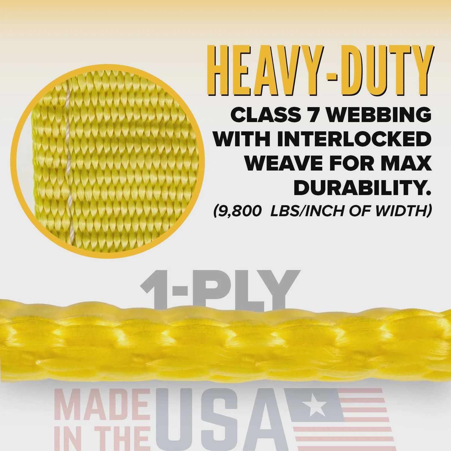 USCC Nylon Lifting Sling - Eye &amp; Eye