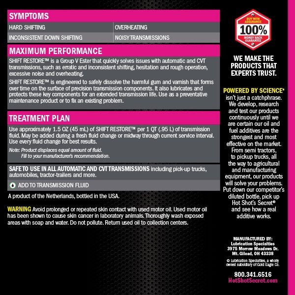 Hotshot's Secret Shift Restore - 16 oz