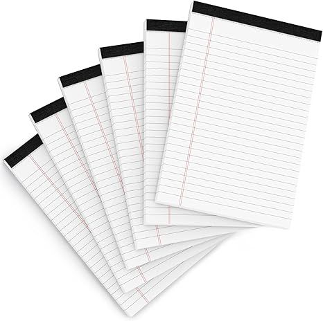 Legal Notepad, College Ruled, 5x8