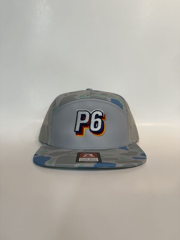 Richardson Seven-Panel Trucker Flat Bill Snapback Hat