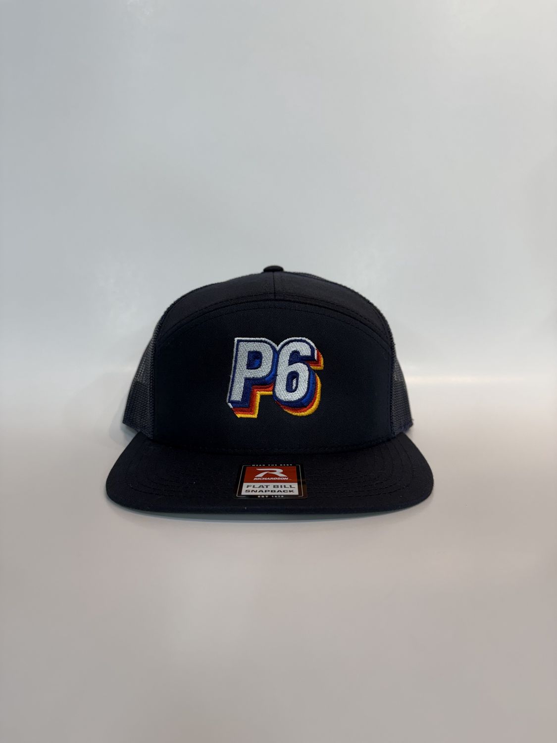 Richardson Seven-Panel Trucker Flat Bill Snapback Hat