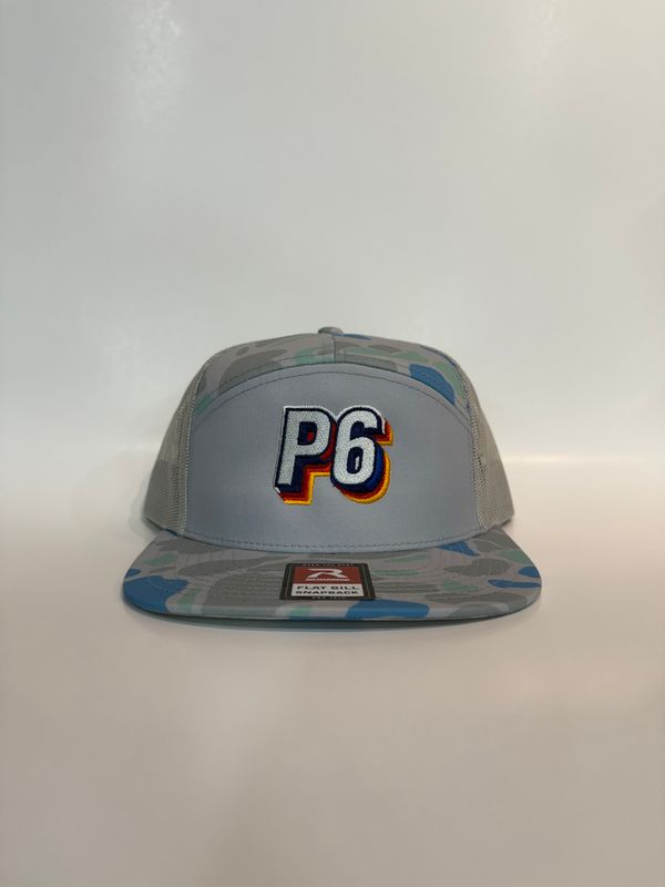 Richardson Seven-Panel Trucker Flat Bill Snapback Hat