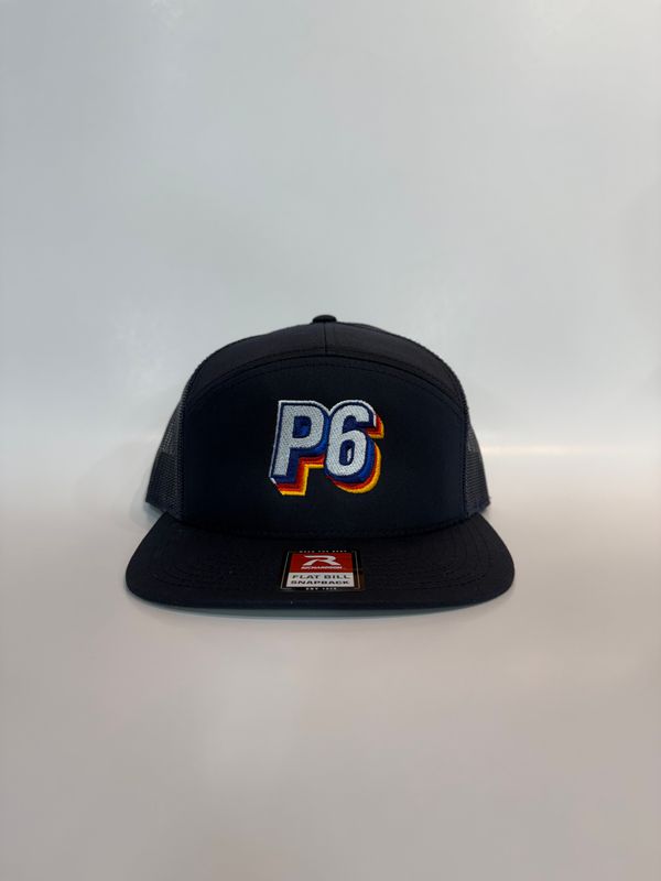 Richardson Seven-Panel Trucker Flat Bill Snapback Hat