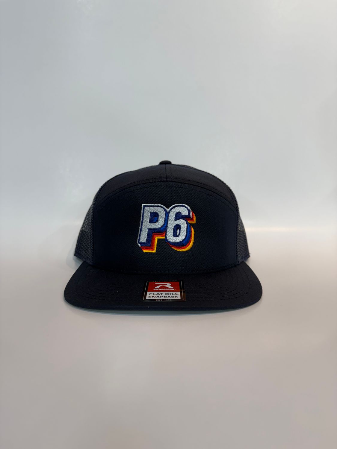 Richardson Seven-Panel Trucker Flat Bill Snapback Hat