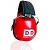 DECIBEL DEFENSE Professional Safety Ear Muffs 37dB NRR, Colour: Safety Red