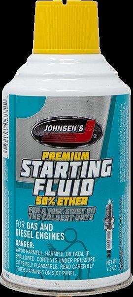 1ST AYD Johnsen's Premium Starter Fluid 50% Ether, 7.2oz Can