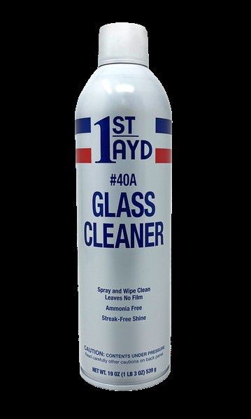 1ST AYD Foaming Glass Cleaner, Ammonia Free, 19oz Can