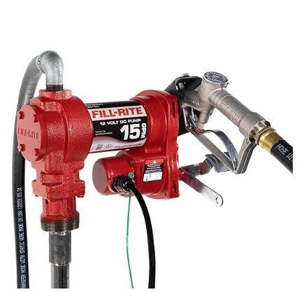 Fill-Rite 15 GPM 3/4"X12", 3/4, Style: Manual Nozzle