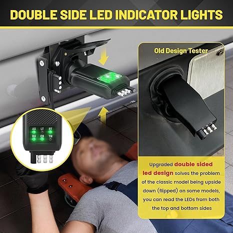 Oyviny 7 Pin Trailer Plug Tester &amp; 4 Pin Trailer Tester
