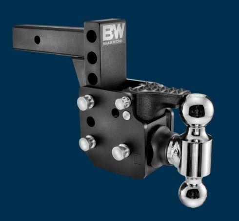 B&amp;W Tow &amp; Stow Trailer Hitches - Pintle, Ball configuration: 2"x 2 5/16" Dual Ball, Shank: 2" Shank