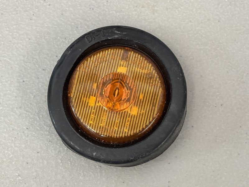 LED Marker Light 2" Round, w/ Rubber Grommet