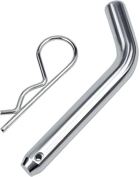 Cenipar Trailer Hitch Pin &amp; Clip with Grooved Head, 5/8-Inch Diameter, Fits 2 or 2-1/2-Inch Receiver
