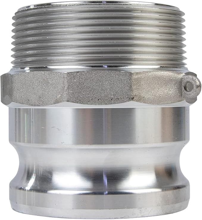 Quafwia Aluminum Camlock Fittings (3" Type F) Cam &amp; Groove Hose Fittings