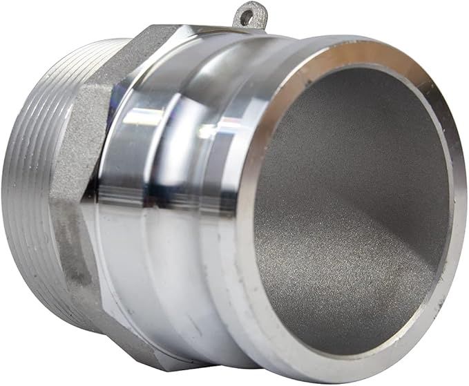 Quafwia Aluminum Camlock Fittings (3" Type F) Cam &amp; Groove Hose Fittings