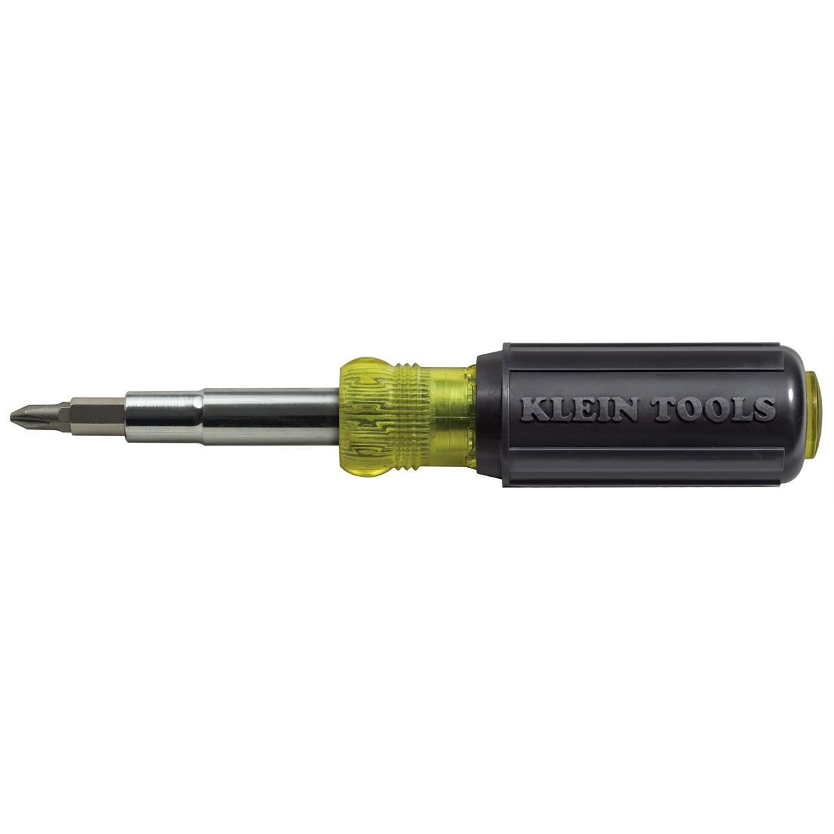 Klein Tools Multi-Bit Screwdriver / Nut Driver, 11-in-1
