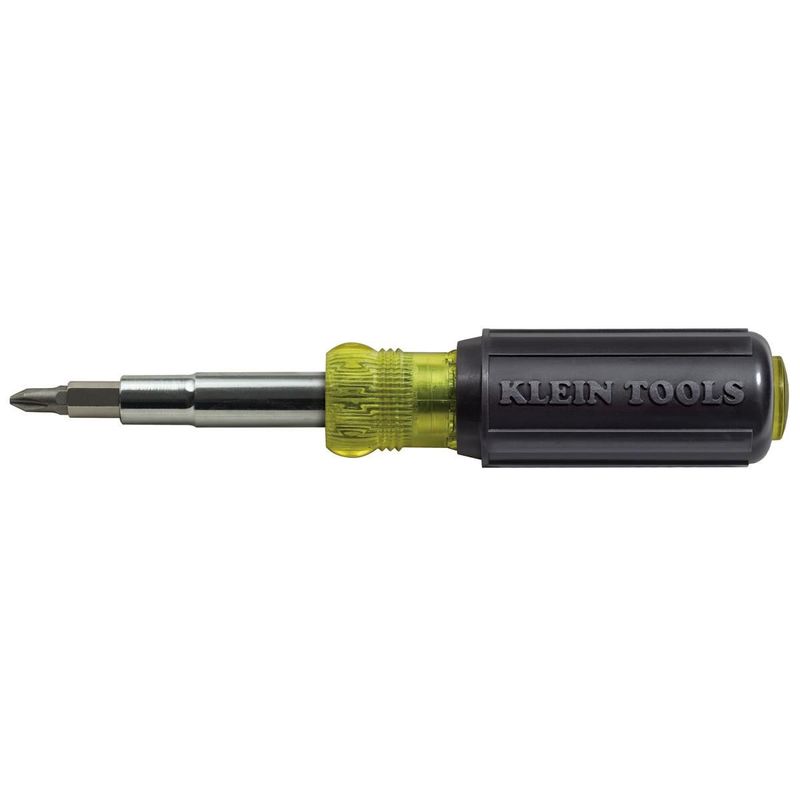 Klein Tools Multi-Bit Screwdriver / Nut Driver, 11-in-1
