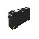 Weather Guard® Steel Transfer Tank, Column, Gloss Black, 75 Gal