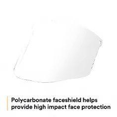 3M™ Total Performance Polycarbonate Clear Faceshield Window