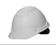 3M™ SecureFit™ Elevated Temperature Hard Hat, White, Non-Vented