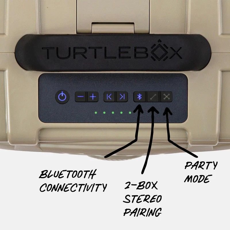 Turtlebox Portable, Waterproof, Bluetooth Speaker