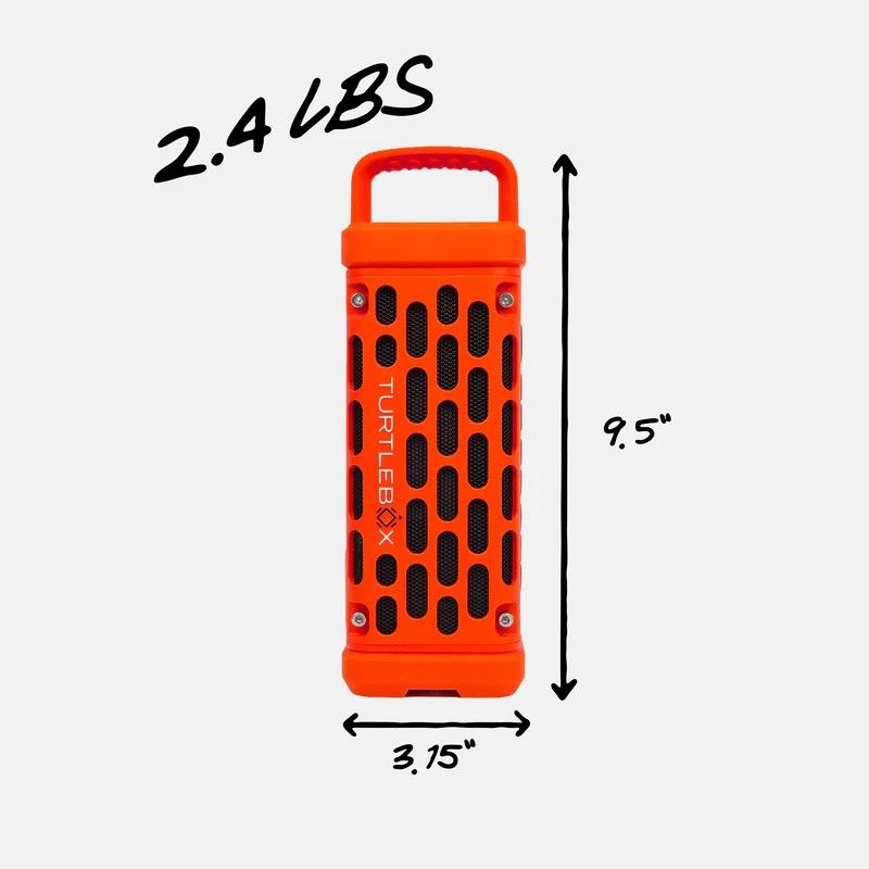 Turtlebox Portable, Waterproof, Bluetooth Speaker