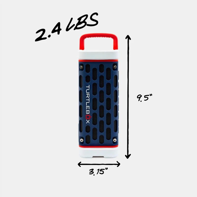 Turtlebox Portable, Waterproof, Bluetooth Speaker