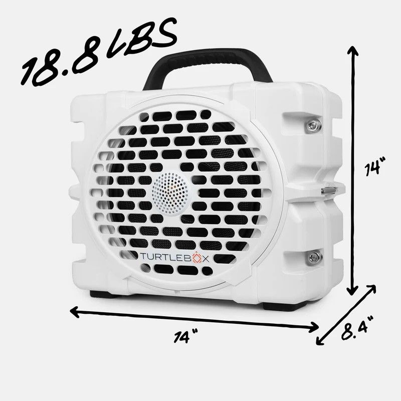Turtlebox Portable, Waterproof, Bluetooth Speaker