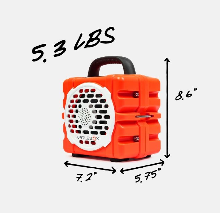 Turtlebox Portable, Waterproof, Bluetooth Speaker