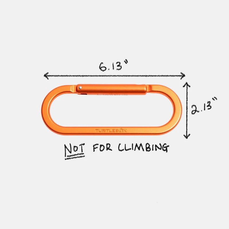 Turtlebox Carabiner, Blaze Orange