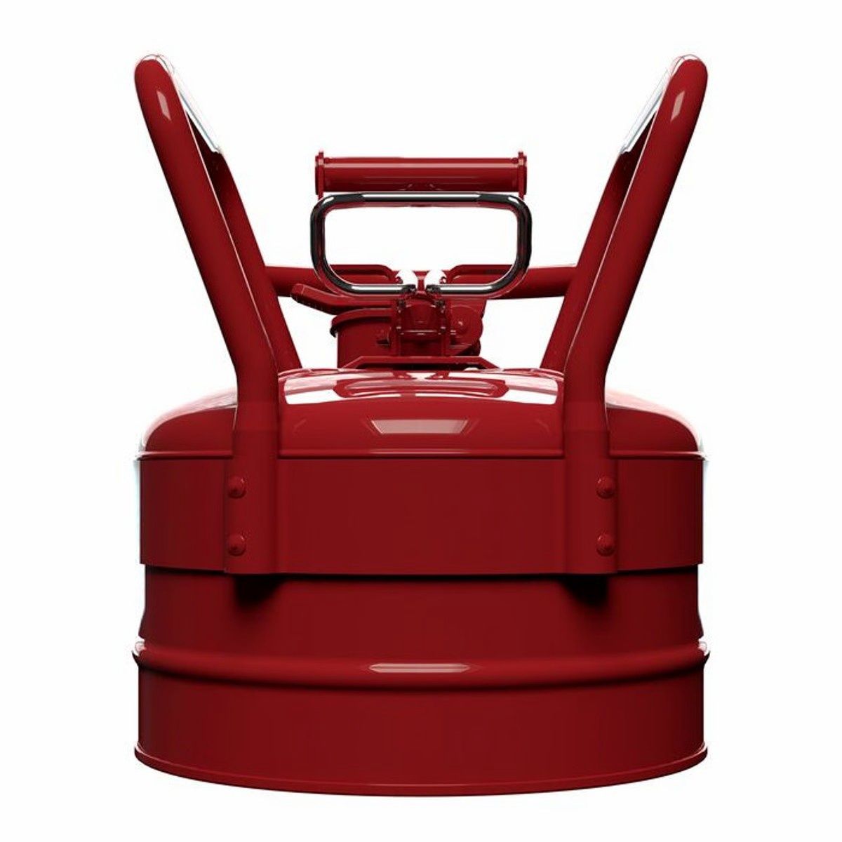 Justrite DOT Transport Steel Safety Can, 5/8" Hose, Type II, Accuflow™, Red