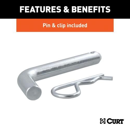 CURT Loaded Ball Mount, 2" Shank, 2" Ball