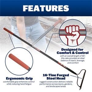 Marshalltown PROSCAPE™ 16-Tine Bow Rake