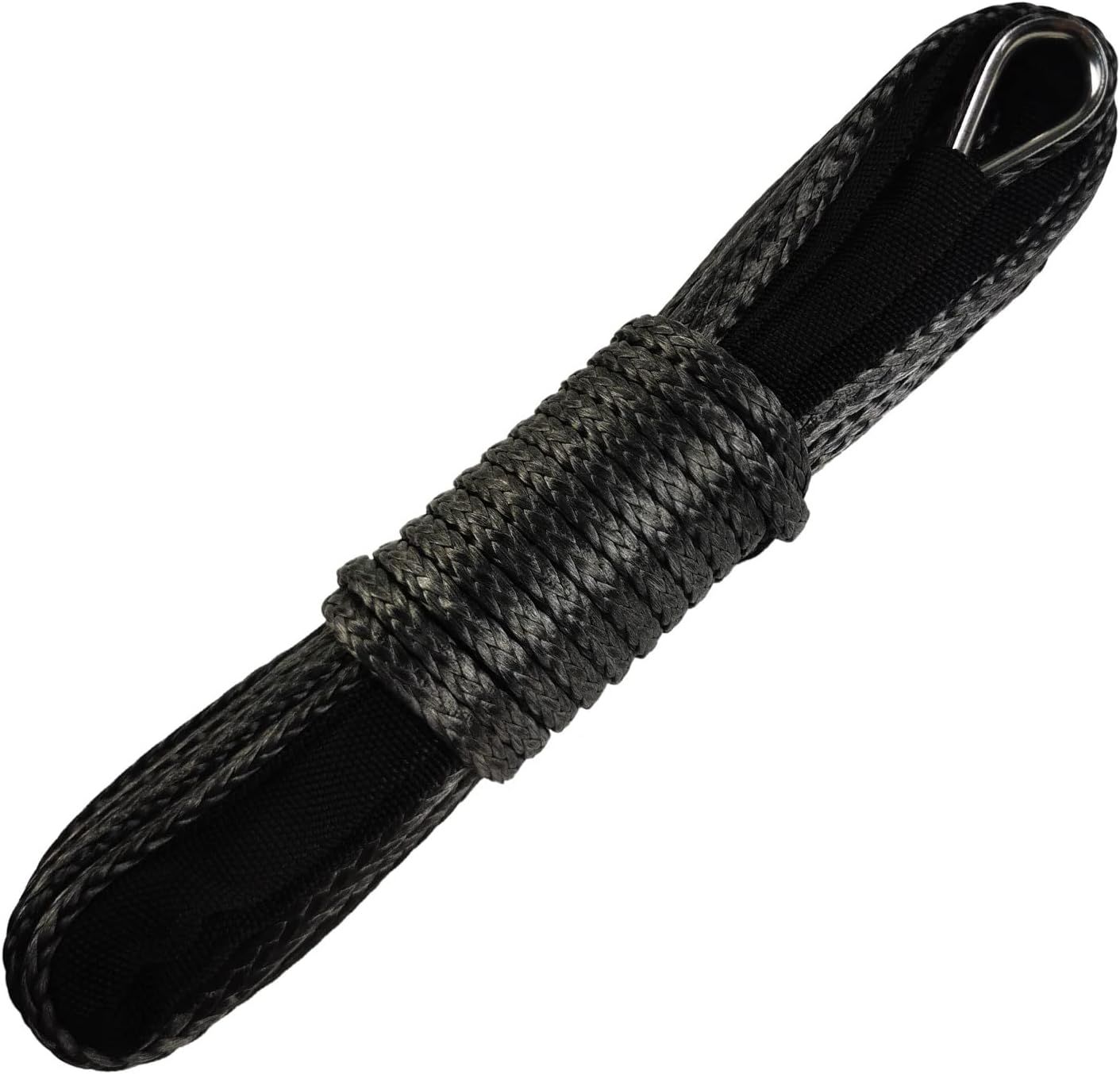 TOUGH 1/4" x 50 ft 10,000LBs Synthetic Winch Line Cable Rope