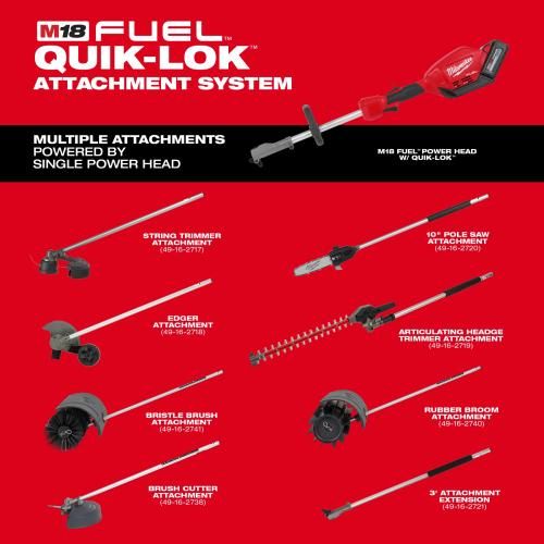 Milwaukee M18 Fuel Quik-Lok String Trimmer Attachment