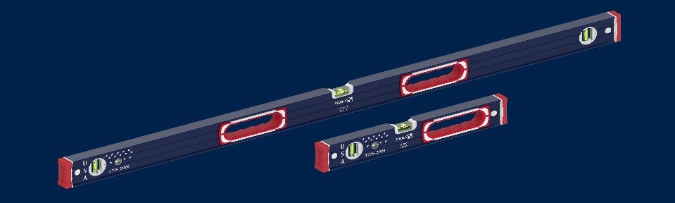 Stabila® Patriot Series Level Set, Style: 48”/16” TYPE 196