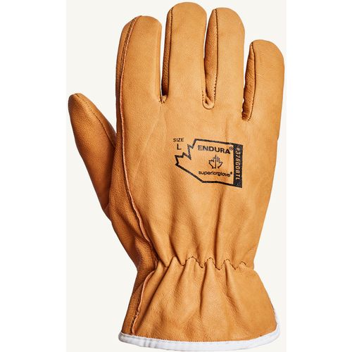 Superior Glove® Cold-Rated Endura® Leather Gloves 378GOBTL, Size: L